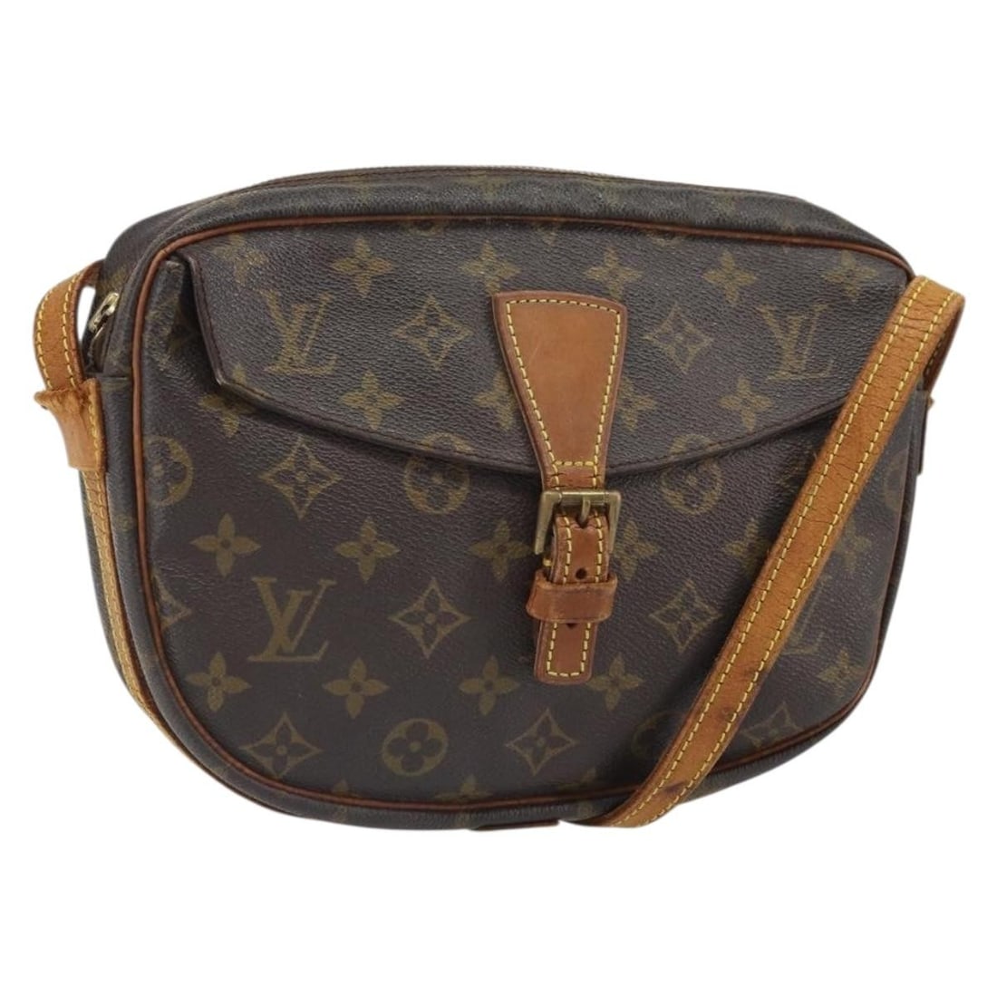 Monogram Canvas Jeune Fille MM Shoulder Bag by Louis Vuitton M51226: Monogram Canvas Jeune Fille MM Shoulder Bag by Louis Vuitton M51226 This Louis Vuitton Jeune Fille MM shoulder bag features the classic Monogram canvas exterior and is designed for crossbody or over-t