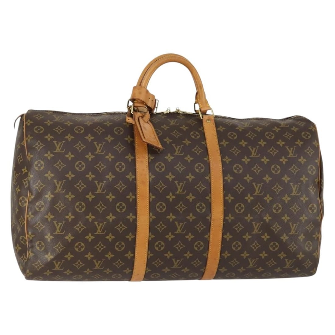 Louis Vuitton Keepall 60 Monogram Canvas Boston Bag M41422: Louis Vuitton Keepall 60 Monogram Canvas Boston Bag M41422 This Louis Vuitton Monogram Keepall 60 Boston Bag features the iconic monogram canvas exterior and is designed for spacious travel. The bag i