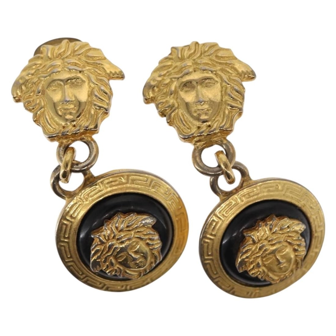 Gold Tone Metal Gianni Versace Single Earring bs32643 (1 of 15)