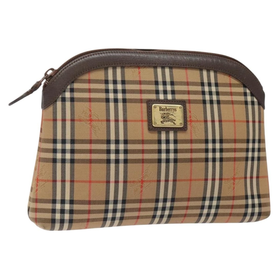 Burberrys Nova Check Beige Canvas Pouch Authentic: Burberrys Nova Check Beige Canvas Pouch Authentic This Burberrys Nova Check Pouch is a stylish and practical accessory crafted from durable canvas in a classic beige color. Ideal for everyday use, it
