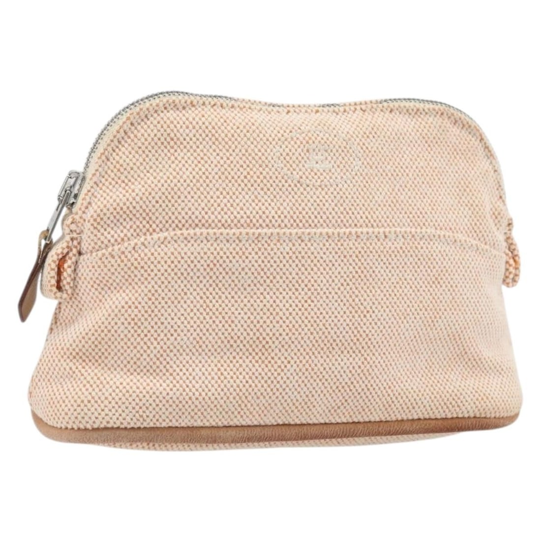 Orange Canvas Bolide PM Pouch by Hermes: Orange Canvas Bolide PM Pouch by Hermes This is an authentic Hermes Bolide PM pouch crafted from orange canvas. The pouch is compact and practical, featuring a simple design suitable for daily use or