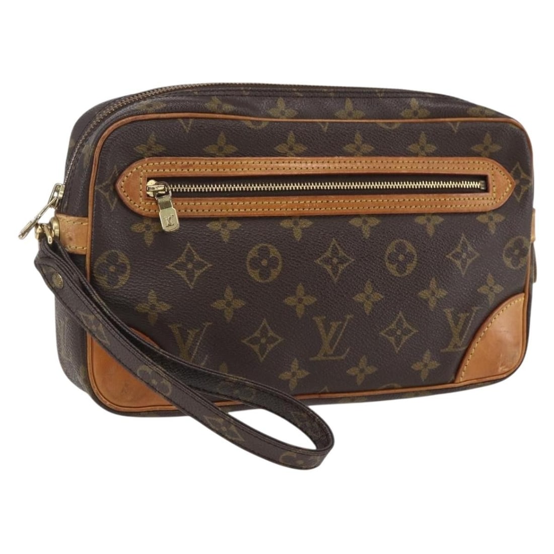 Louis Vuitton Marly Dragonne GM Monogram Canvas Clutch Bag M51825: Louis Vuitton Marly Dragonne GM Monogram Canvas Clutch Bag M51825 This Louis Vuitton Marly Dragonne GM clutch bag features the iconic Monogram Canvas exterior crafted in France. The bag measures appro