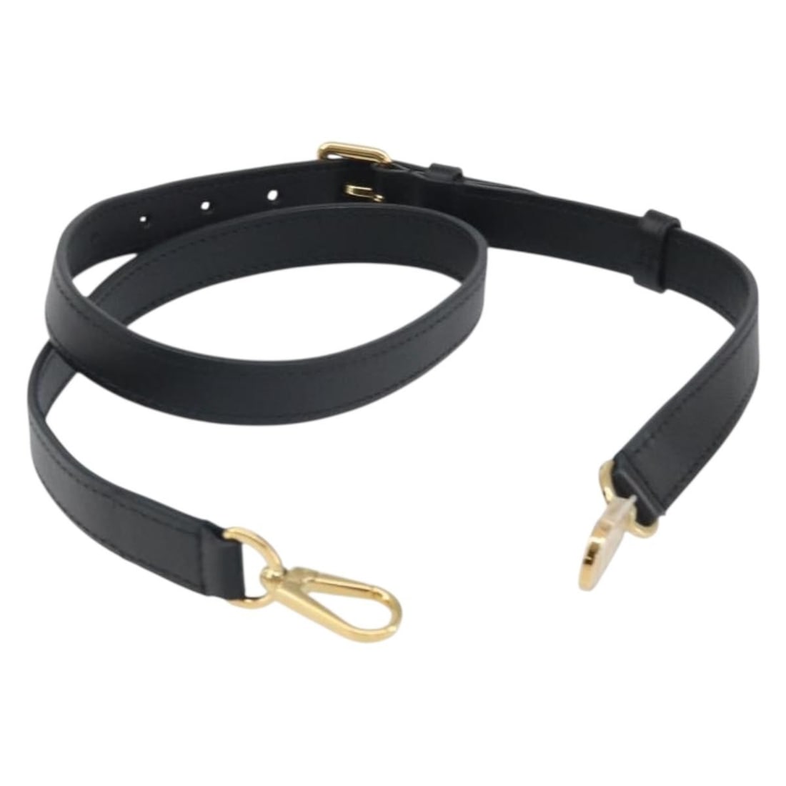 Black Epi Leather Adjustable Shoulder Strap by Louis Vuitton 31.9 to 35.8 Inch: Black Epi Leather Adjustable Shoulder Strap by Louis Vuitton 31.9 to 35.8 Inch This is an adjustable Louis Vuitton Epi leather shoulder strap in black. The strap is crafted from high-quality leather a