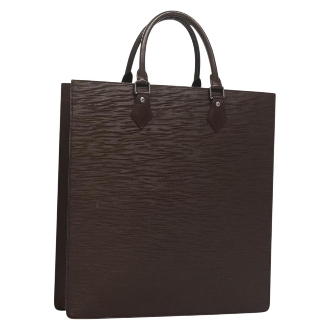 LOUIS VUITTON Epi Sac Plat Hand Bag Mocha M5908D Authentic France (1 of 18)