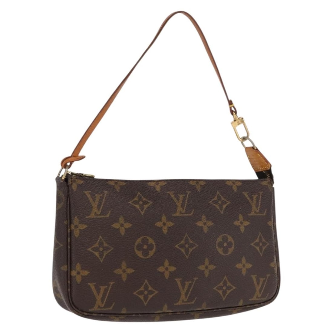 Louis Vuitton Monogram Canvas Pochette Accessoires M51980 Pouch France: Louis Vuitton Monogram Canvas Pochette Accessoires M51980 Pouch France This Louis Vuitton Monogram Pochette Accessoires pouch features the iconic monogram canvas exterior and is crafted in France. The