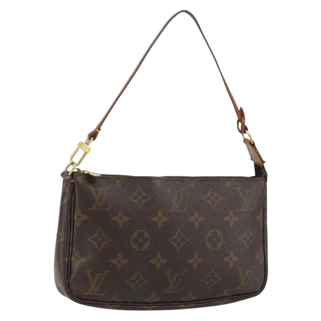 LOUIS VUITTON Monogram Pochette Accessoires Pouch M51980 Authenticated: LOUIS VUITTON Monogram Pochette Accessoires Pouch M51980 Authenticated This authentic LOUIS VUITTON Monogram Pochette Accessoires Pouch is a stylish and practical accessory for everyday use. Crafted i
