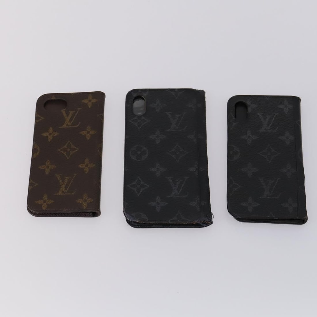 LOUIS VUITTON Monogram Eclipse iPhone Case Set LV Auth - 3