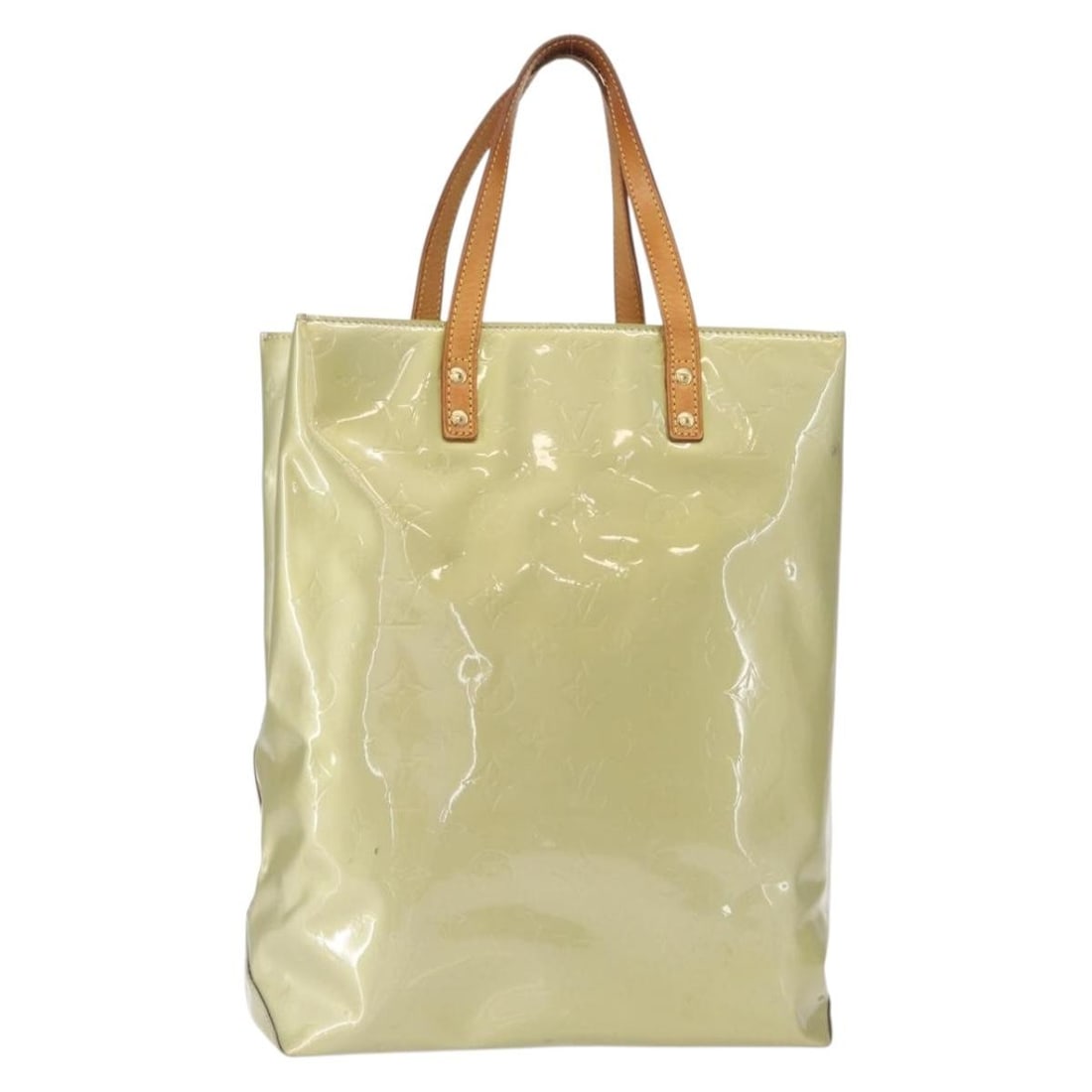 LOUIS VUITTON Monogram Vernis Reade MM Hand Bag Gris M91142 Auth: LOUIS VUITTON Monogram Vernis Reade MM Hand Bag Gris M91142 Auth This LOUIS VUITTON Monogram Vernis Reade MM Hand Bag in Gris is a stylish and high-quality piece, crafted in France from luxurious pate