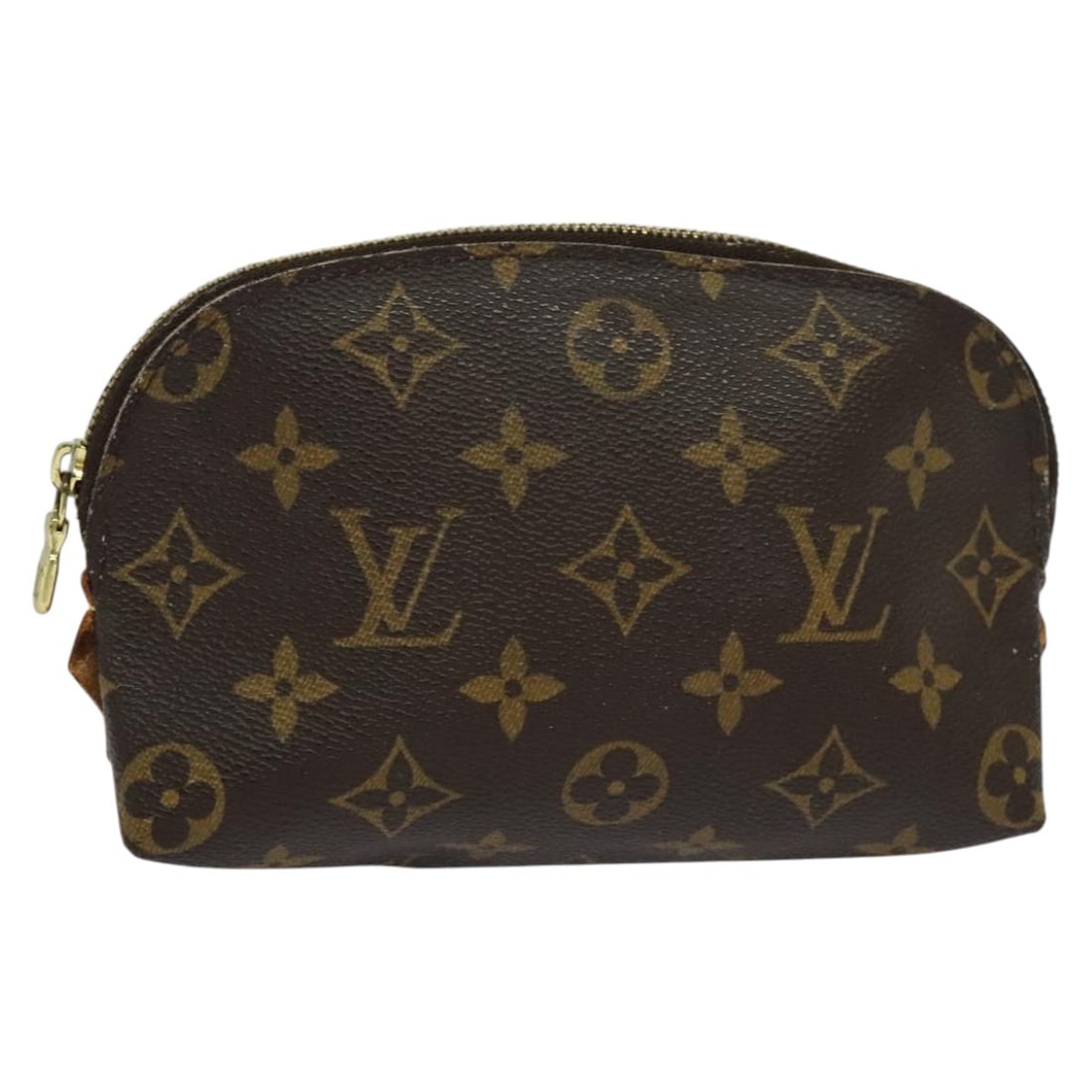 LOUIS VUITTON Monogram Cosmetic Pouch M47515 Authentic Spain: LOUIS VUITTON Monogram Cosmetic Pouch M47515 Authentic Spain This LOUIS VUITTON Monogram Pochette Cosmetic PM is a stylish and practical accessory designed for cosmetics or small essentials. Crafted f