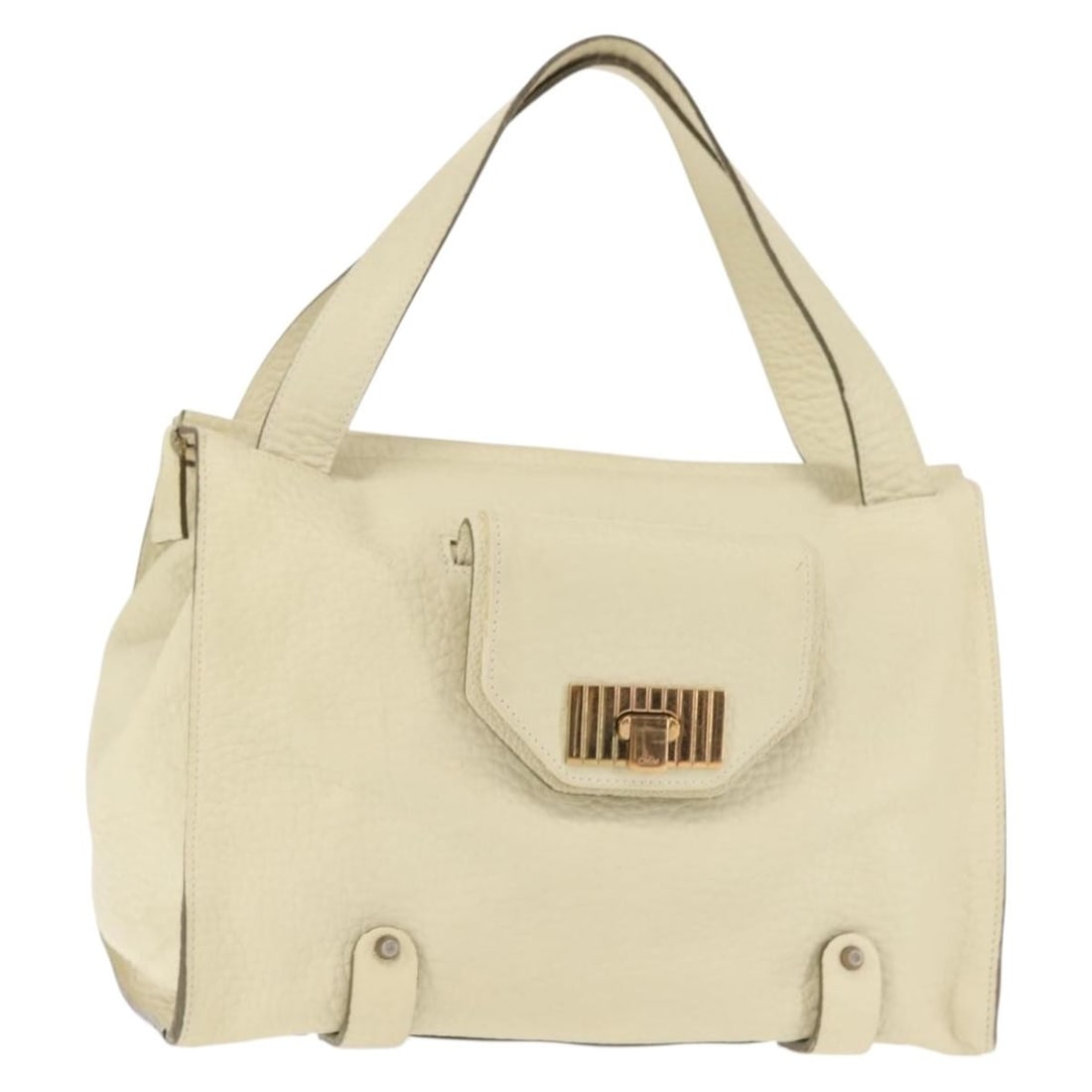 Chloe Beige Gold Leather Tote Bag Auth BA6273 Made in Italy: Chloe Beige Gold Leather Tote Bag Auth BA6273 Made in Italy Elevate your accessory collection with this authentic Chloe Tote Bag, crafted from premium leather in a sophisticated beige and gold color s