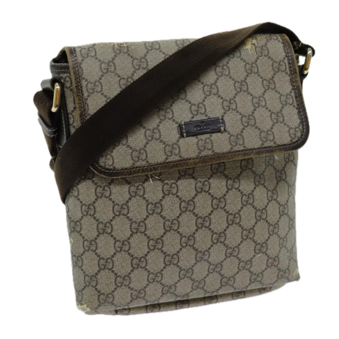 GUCCI GG Supreme Beige Canvas Shoulder Bag 223666 Auth Made in Italy: GUCCI GG Supreme Beige Canvas Shoulder Bag 223666 Auth Made in Italy This GUCCI GG Supreme Shoulder Bag is a stylish and functional accessory made from durable GG Canvas in a sophisticated beige color