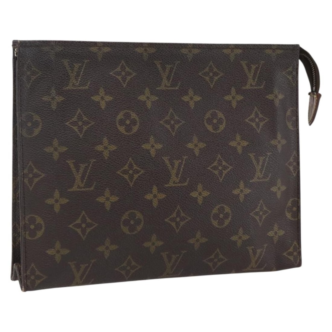 Louis Vuitton Poche Toilette 26 Monogram Canvas Pouch Bag M47542: Louis Vuitton Poche Toilette 26 Monogram Canvas Pouch Bag M47542 This is a Louis Vuitton Monogram Poche Toilette 26 pouch, crafted from signature monogram canvas. The pouch features a classic monogram