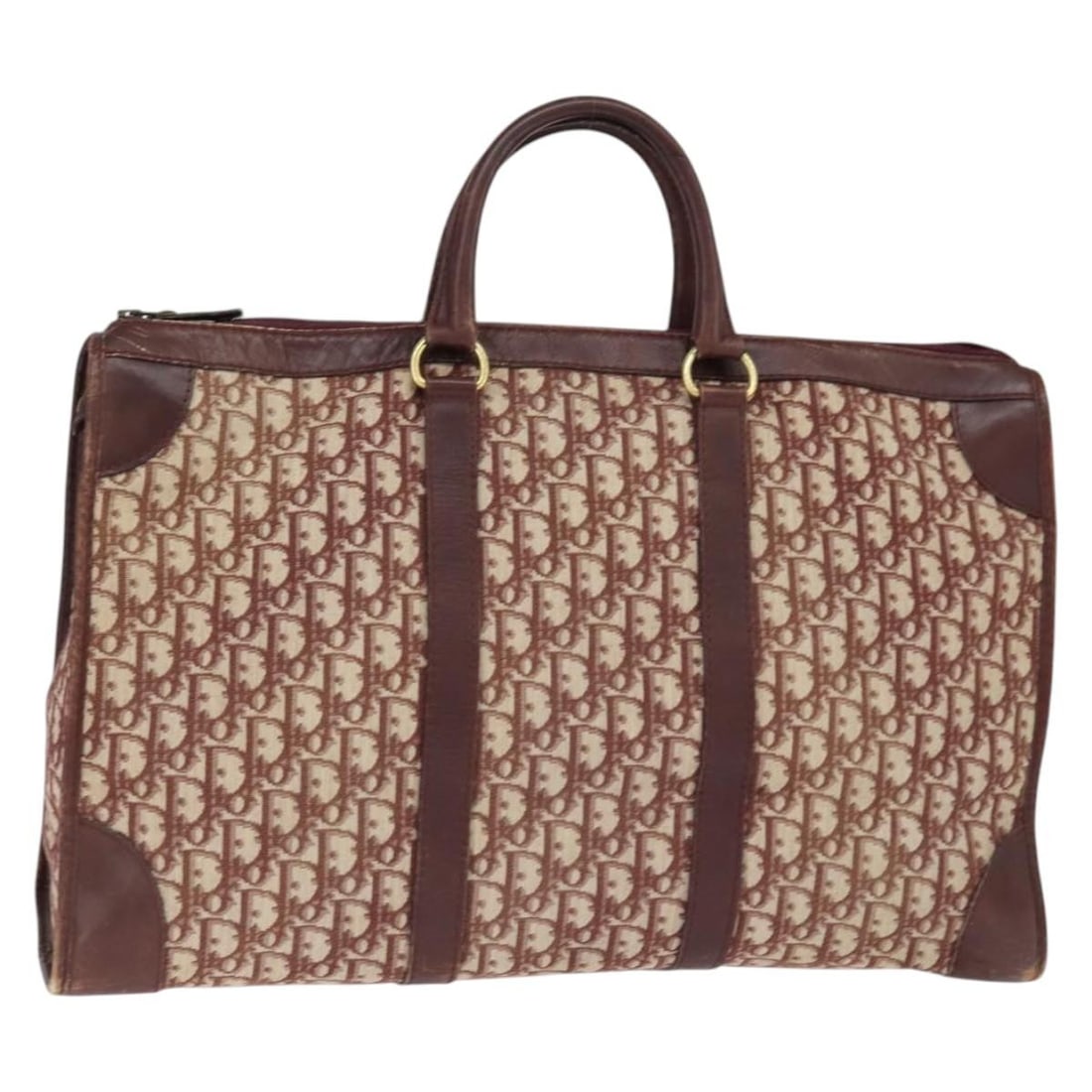 Christian Dior Red Silver Trotter Canvas Boston Bag Authentic: Christian Dior Red Silver Trotter Canvas Boston Bag Authentic Introducing the Christian Dior Trotter Canvas Boston Bag, a stylish accessory that combines functionality with luxury. Crafted in France,