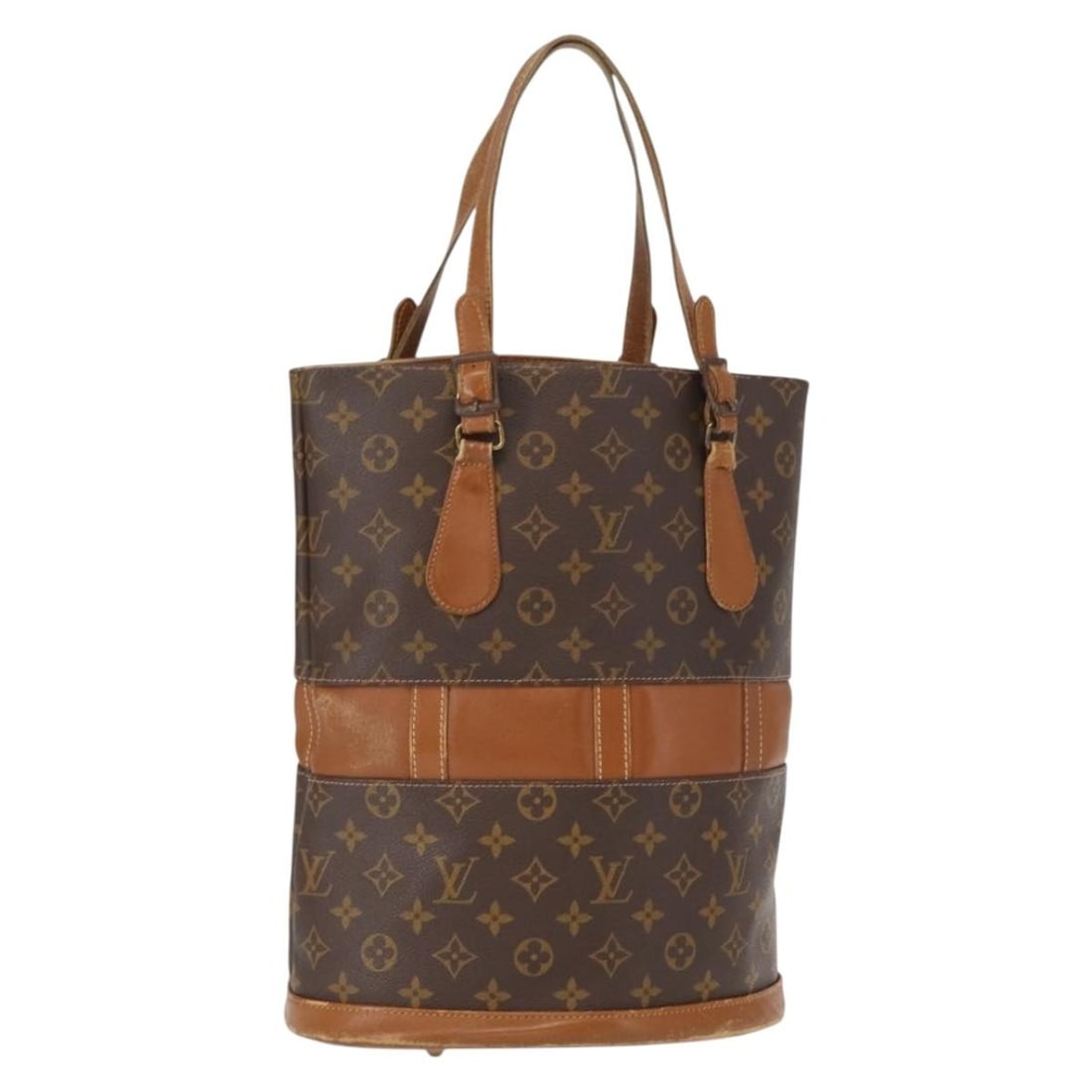 Monogram Canvas Bucket GM Shoulder Bag by Louis Vuitton USA Edition T42236: Monogram Canvas Bucket GM Shoulder Bag by Louis Vuitton USA Edition T42236 This is a Louis Vuitton Monogram Bucket GM Shoulder Bag, a USA limited edition crafted from signature monogram canvas. The ba