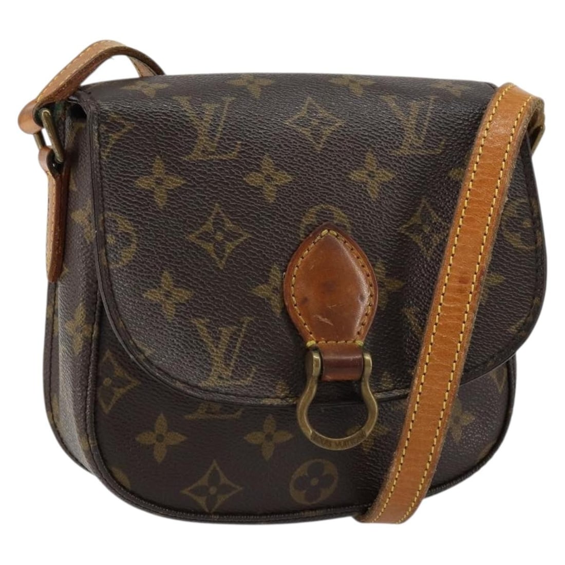 LOUIS VUITTON Monogram Saint Cloud PM Shoulder Bag M51244 Authenticated: LOUIS VUITTON Monogram Saint Cloud PM Shoulder Bag M51244 Authenticated This authentic LOUIS VUITTON Monogram Saint Cloud PM Shoulder Bag (Product No. M51244) is crafted from durable monogram canvas,