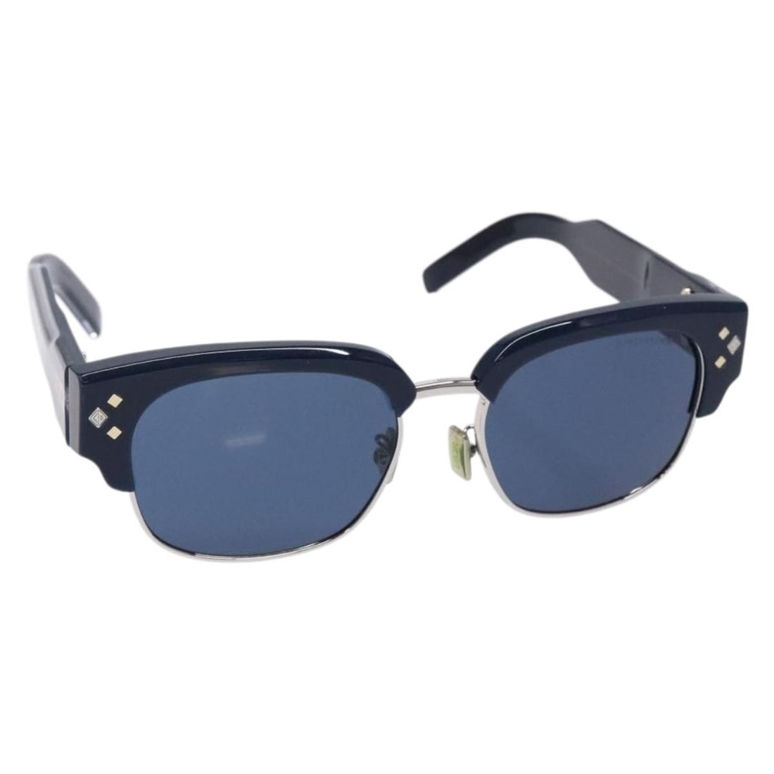 Christian Dior Blue Sunglasses Plastic Made in Italy: Christian Dior Blue Sunglasses Plastic Made in Italy Elevate your style with these Christian Dior Sunglasses, expertly crafted from high-quality plastic in a striking blue hue. These sunglasses showca