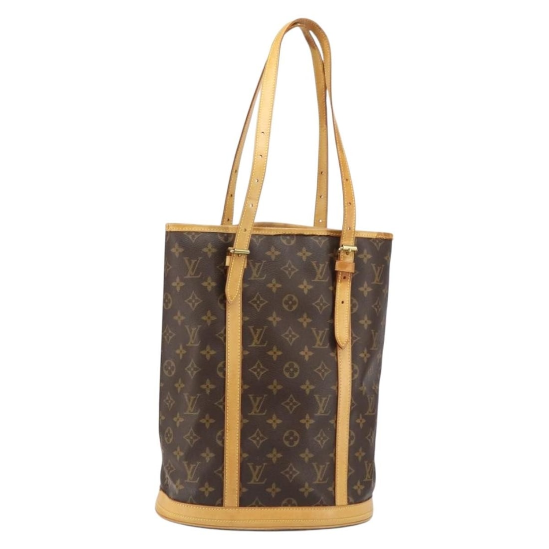 LOUIS VUITTON Monogram Bucket GM Shoulder Bag M42236 Auth France: LOUIS VUITTON Monogram Bucket GM Shoulder Bag M42236 Auth France This LOUIS VUITTON Monogram Bucket GM Shoulder Bag (M42236) is a stylish and functional accessory, perfect for everyday use. Crafted fr