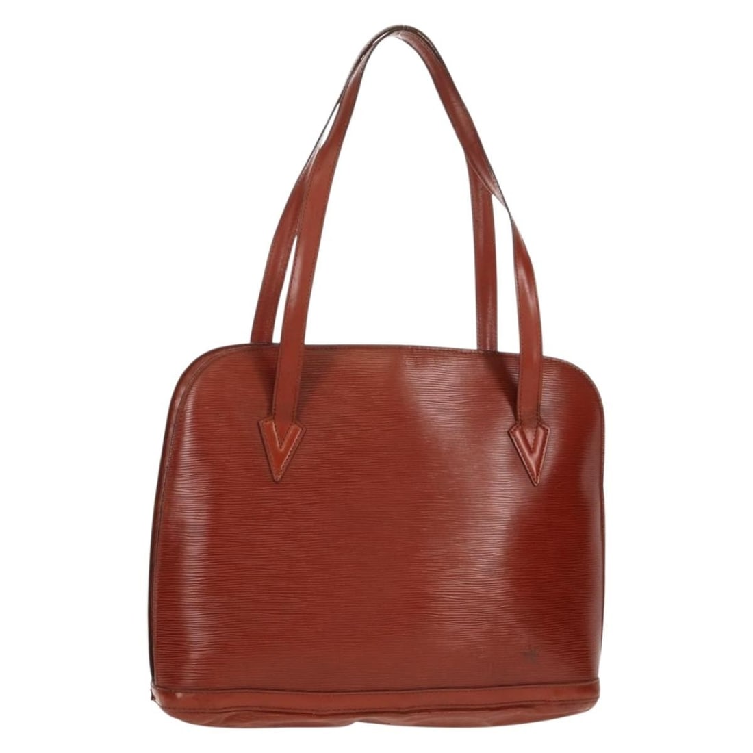 LOUIS VUITTON Epi Lussac Shoulder Bag Brown M52283 Auth France: LOUIS VUITTON Epi Lussac Shoulder Bag Brown M52283 Auth France This authentic Louis Vuitton Epi Lussac Shoulder Bag is crafted from durable Epi leather in a rich brown hue. Designed for style and func