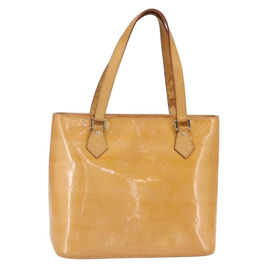 LOUIS VUITTON Monogram Vernis Houston Hand Bag Rose M91054 Auth TH0949: LOUIS VUITTON Monogram Vernis Houston Hand Bag Rose M91054 Auth TH0949 This exquisite LOUIS VUITTON Monogram Vernis Houston Hand Bag in a beautiful rose color is crafted from premium patent leather, s