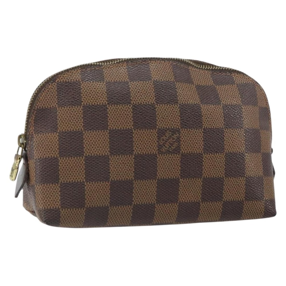 Louis Vuitton Damier Ebene Canvas Cosmetic Pouch PM N47516 Spain: Louis Vuitton Damier Ebene Canvas Cosmetic Pouch PM N47516 Spain This Louis Vuitton Damier Ebene Pochette Cosmetic PM Pouch features the iconic Damier Ebene canvas in a compact and stylish design. Mad