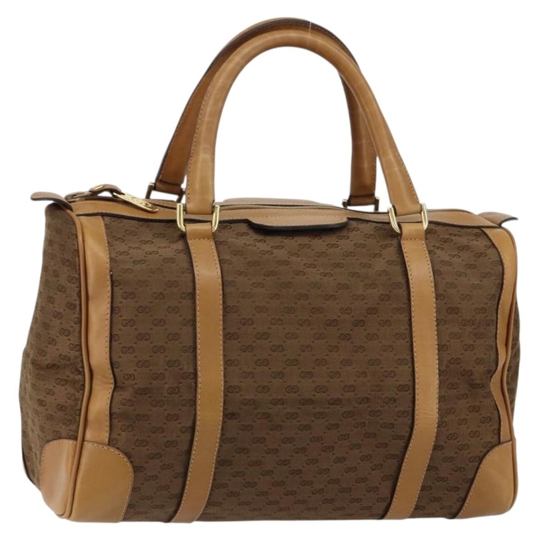 GUCCI Micro GG Canvas Boston Bag Beige Gold Authentic Italy: GUCCI Micro GG Canvas Boston Bag Beige Gold Authentic Italy This GUCCI Micro GG Canvas Boston Bag is a stylish accessory that combines luxury with practicality. Made in Italy, it features a chic beige
