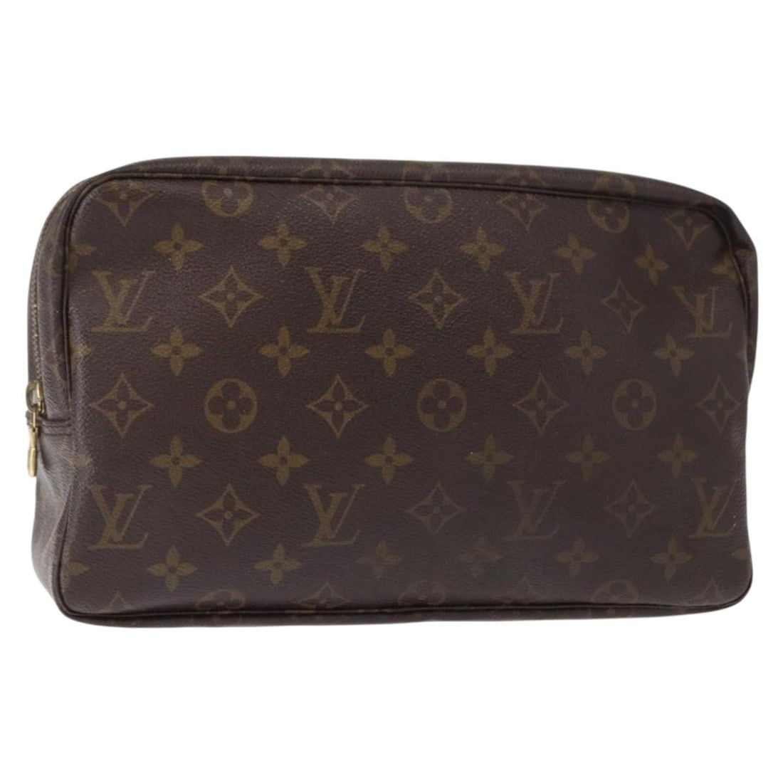 Louis Vuitton Trousse Toilette 28 Monogram Canvas Clutch Bag M47522 France: Louis Vuitton Trousse Toilette 28 Monogram Canvas Clutch Bag M47522 France This Louis Vuitton Monogram Trousse Toilette 28 clutch bag is crafted from the brand's signature monogram canvas and features