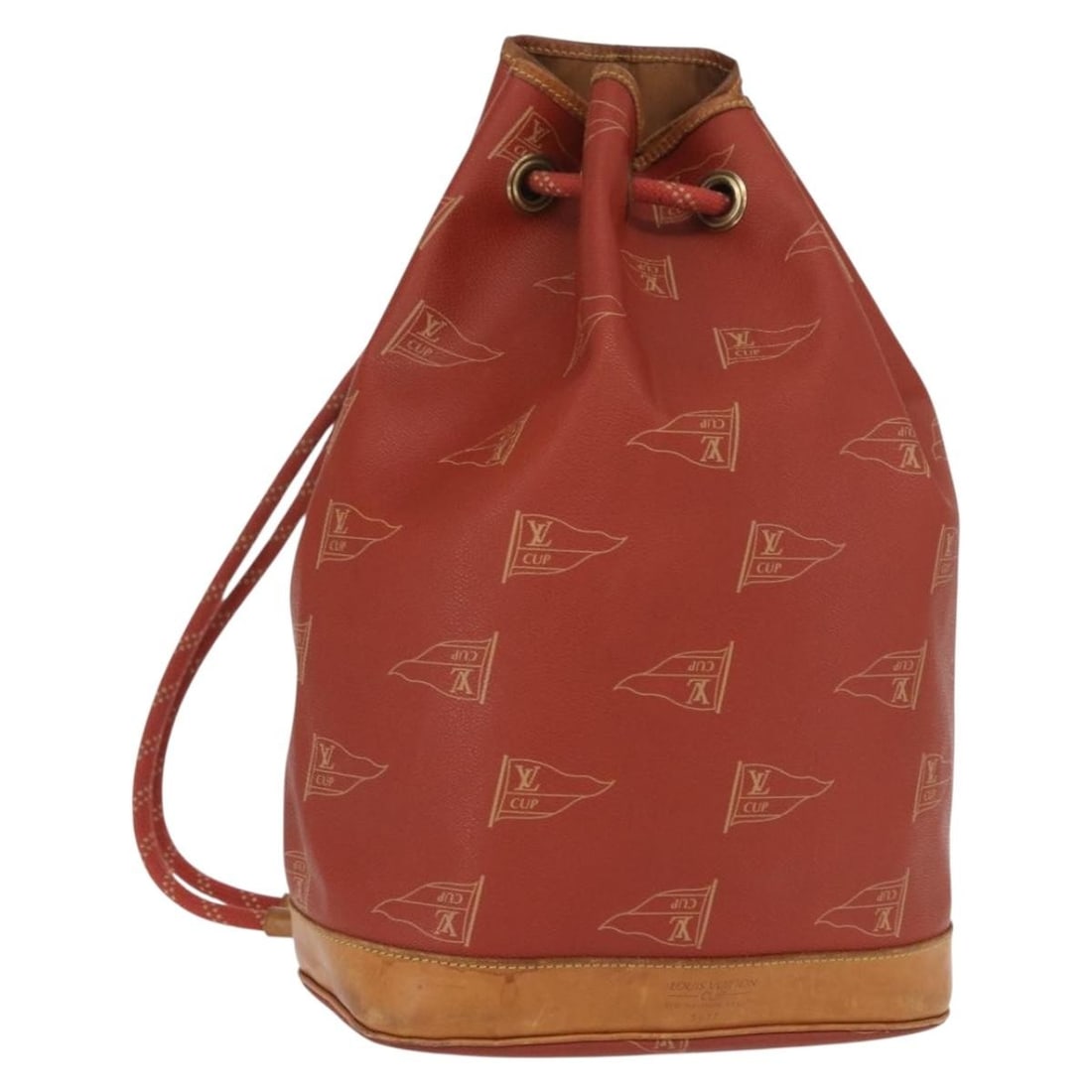 Louis Vuitton Red Cup Canvas Saint Tropez Shoulder Bag M80026: Louis Vuitton Red Cup Canvas Saint Tropez Shoulder Bag M80026 This Louis Vuitton Saint Tropez shoulder bag features the distinctive Louis Vuitton Cup canvas in a bold red color. Crafted in France, it
