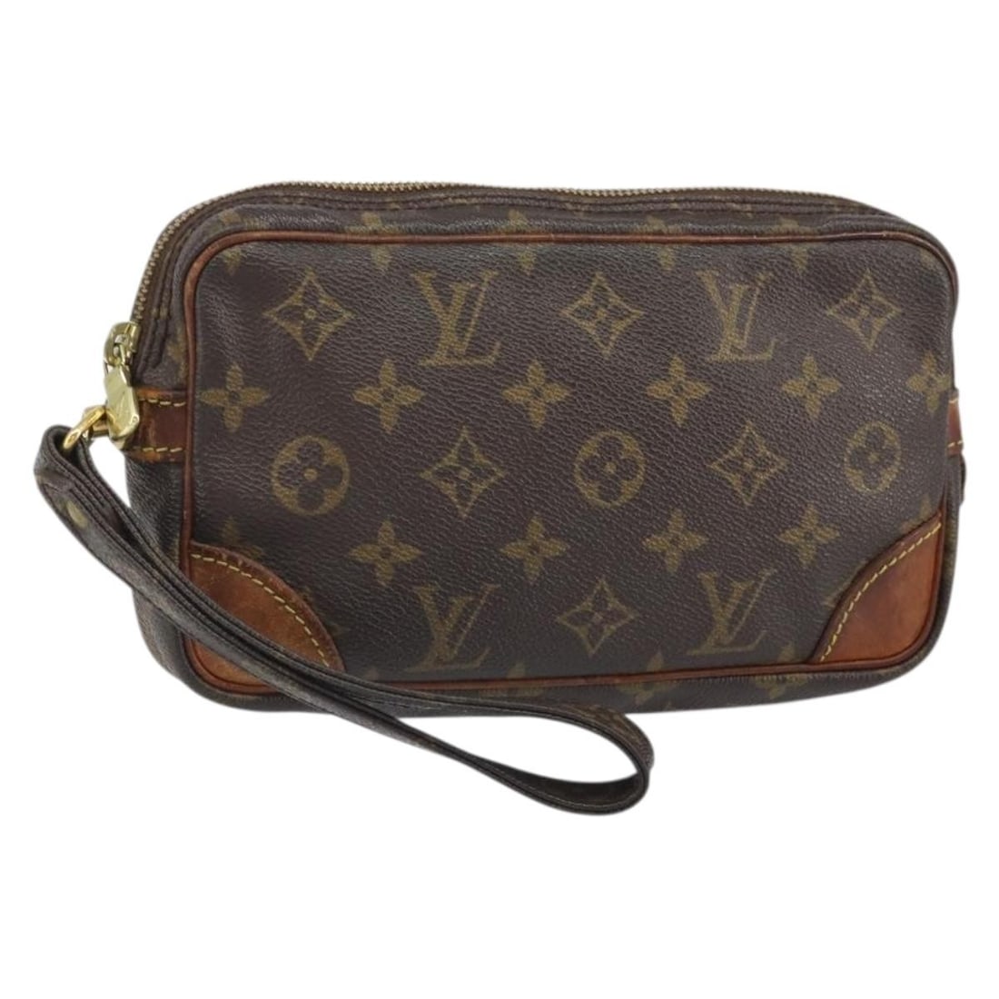 Louis Vuitton Marly Dragonne PM Monogram Canvas Clutch Bag M51827 (1 of 18)