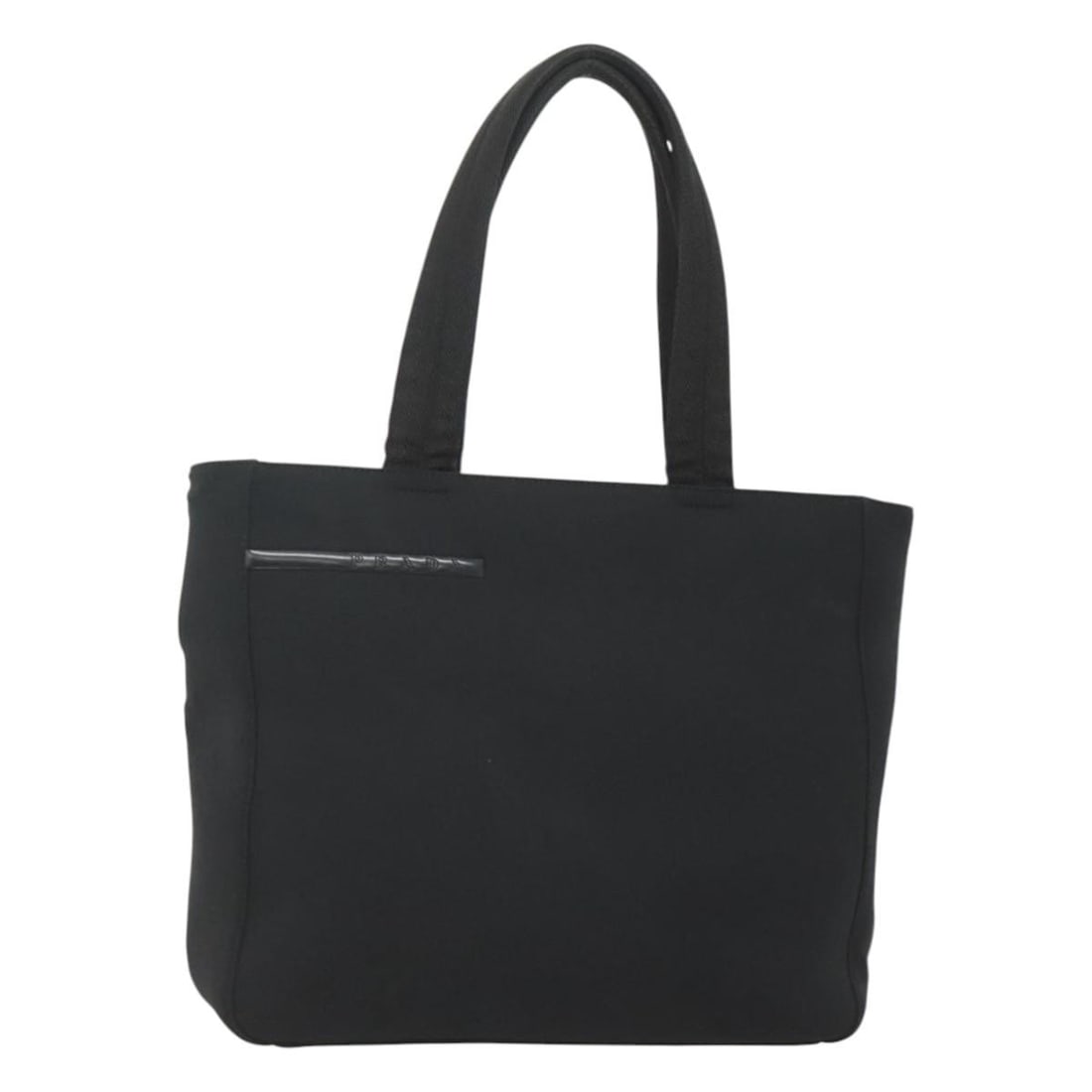 PRADA Black Silver Canvas Sports Tote Bag Auth SW787 Made in Italy: PRADA Black Silver Canvas Sports Tote Bag Auth SW787 Made in Italy This PRADA Sports Tote Bag combines style and functionality, crafted from durable black canvas with silver accents. Ideal for everyda