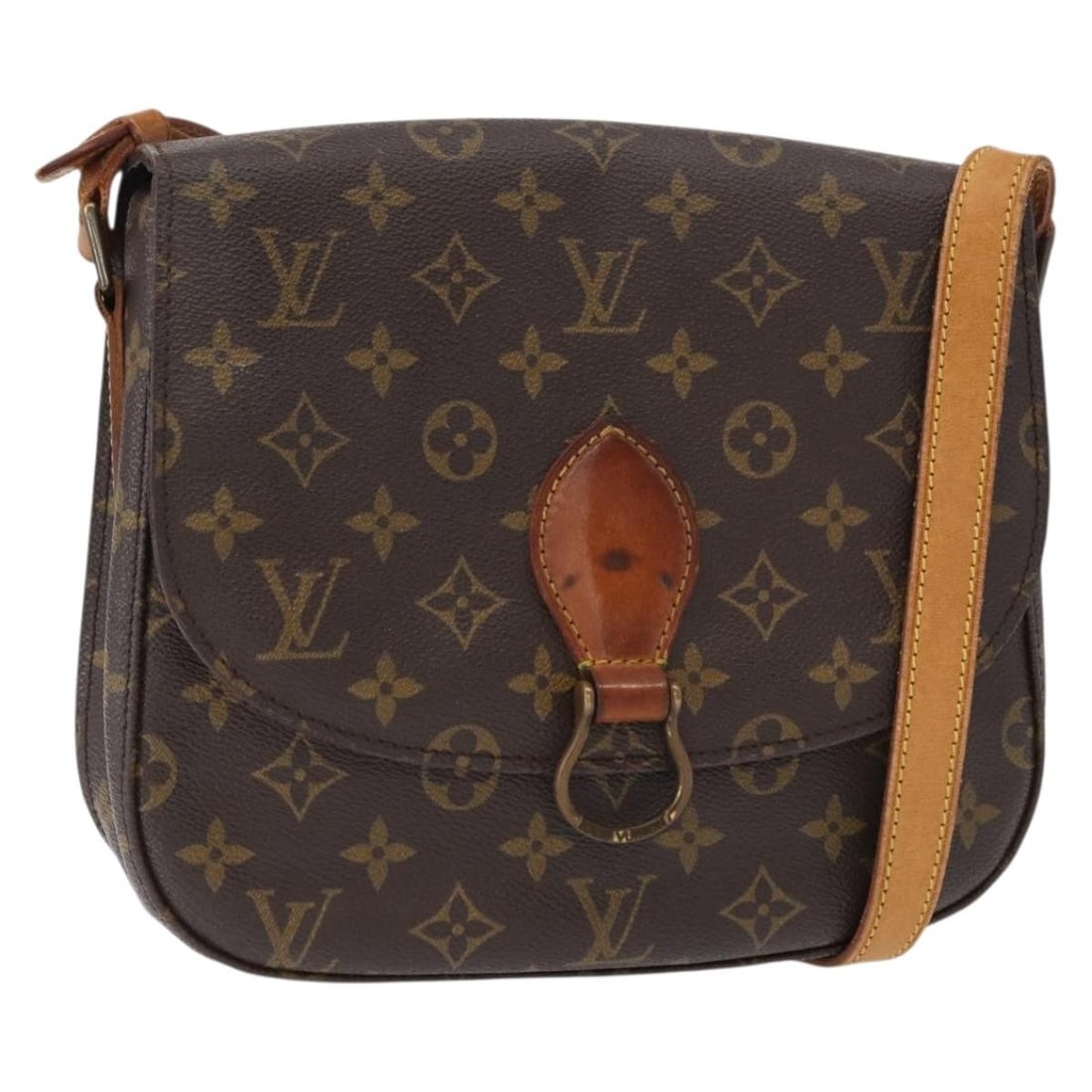 LOUIS VUITTON Monogram Saint Cloud GM Shoulder Bag M51242 Auth: LOUIS VUITTON Monogram Saint Cloud GM Shoulder Bag M51242 Auth Introducing the LOUIS VUITTON Monogram Saint Cloud GM Shoulder Bag, a stylish accessory that embodies luxury and sophistication. Crafted