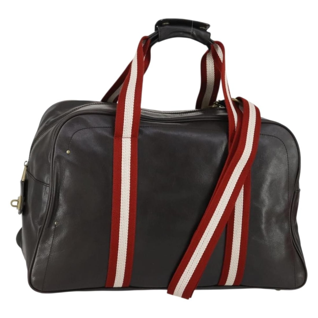 BALLY Brown Leather 2way Boston Bag Auth Italy 151721 (1 of 18)