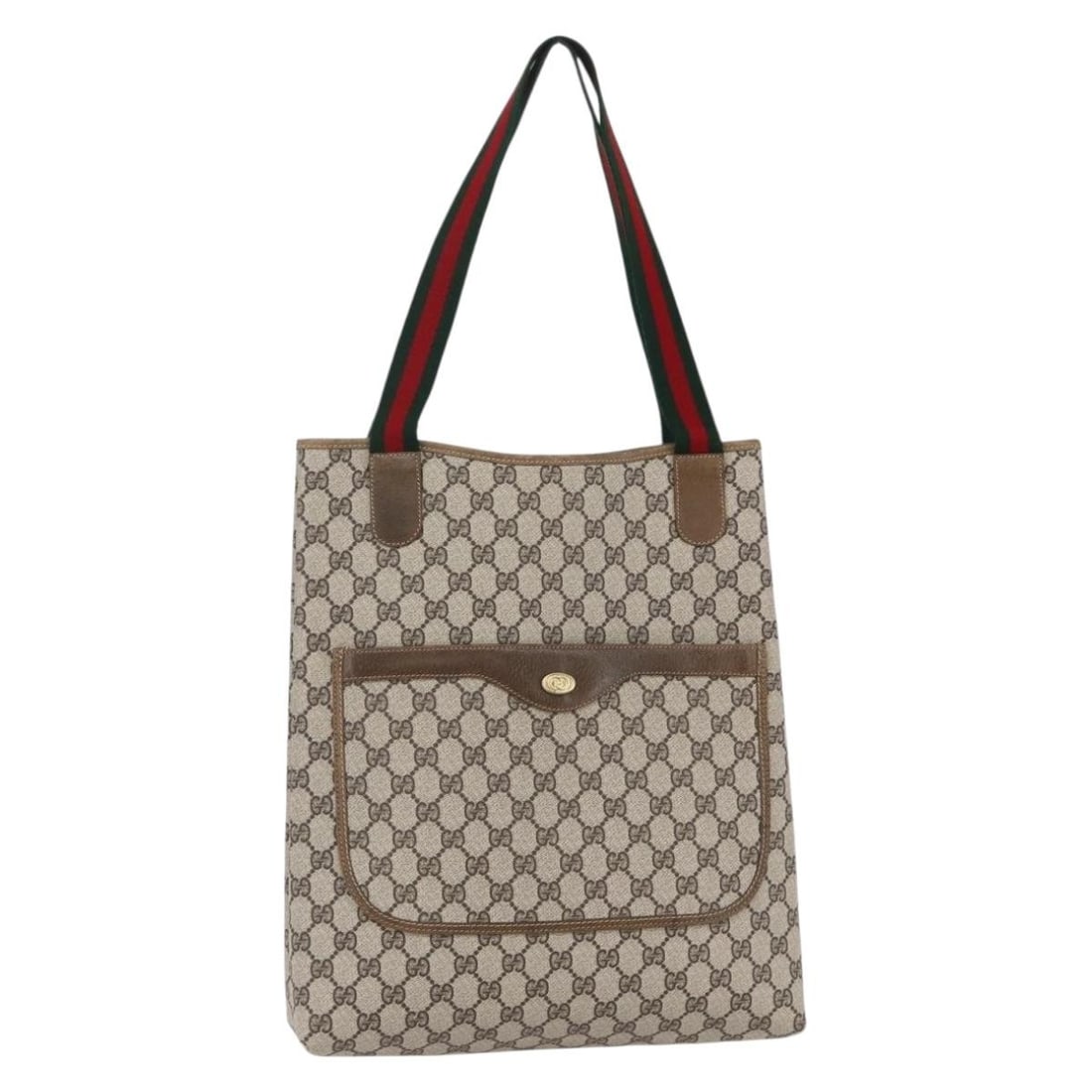GUCCI GG Supreme Sherry Line Beige PVC Tote Bag 37 02 2140 Auth: GUCCI GG Supreme Sherry Line Beige PVC Tote Bag 37 02 2140 Auth This authentic GUCCI GG Supreme Web Sherry Line Tote Bag is a stylish accessory crafted from durable PVC leather in a sophisticated beig