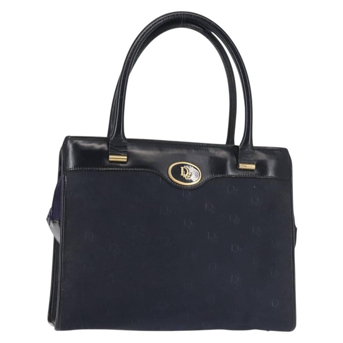 Christian Dior Navy Gold Honeycomb Canvas Hand Bag BA6027: Christian Dior Navy Gold Honeycomb Canvas Hand Bag BA6027 This Christian Dior Honeycomb Canvas Hand Bag is an elegant accessory that combines functionality with luxury. Crafted in France, this stylish