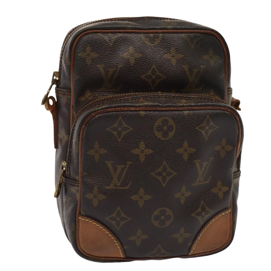 LOUIS VUITTON Monogram Amazon Shoulder Bag M45236 France: LOUIS VUITTON Monogram Amazon Shoulder Bag M45236 France This LOUIS VUITTON Monogram Amazon Shoulder Bag (M45236) is a stylish and practical accessory crafted from durable Monogram Canvas. Made in Fra