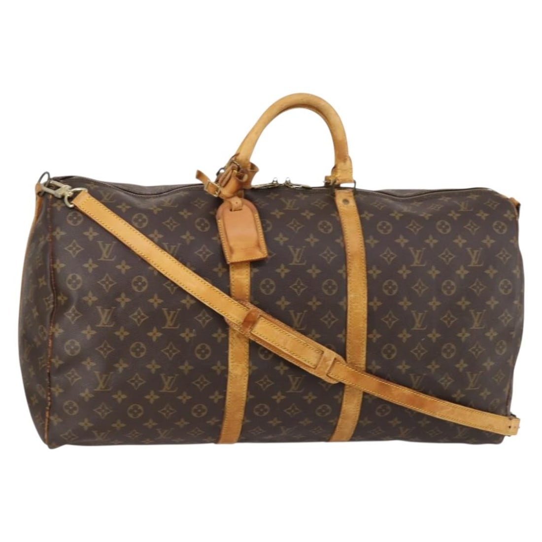 LOUIS VUITTON Monogram Keepall Bandouliere 60 Boston Bag M41412 Auth: LOUIS VUITTON Monogram Keepall Bandouliere 60 Boston Bag M41412 Auth This authentic LOUIS VUITTON Monogram Keepall Bandouliere 60 Boston Bag is a stylish and functional travel companion. Crafted from