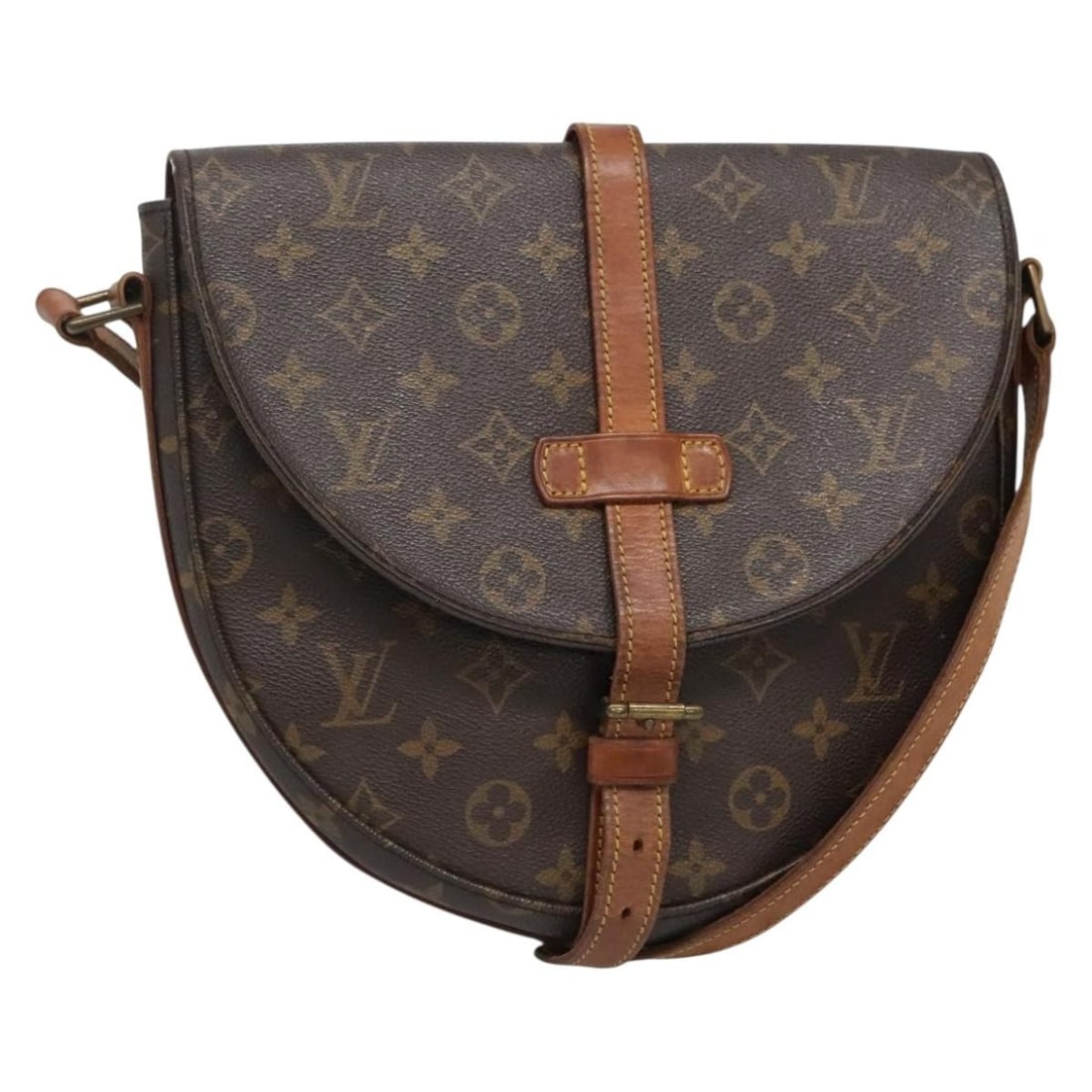 LOUIS VUITTON Monogram Chantilly GM Shoulder Bag M51232 France: LOUIS VUITTON Monogram Chantilly GM Shoulder Bag M51232 France Introducing the LOUIS VUITTON Monogram Chantilly GM Shoulder Bag, a stunning accessory that embodies luxury and style. Crafted from durab