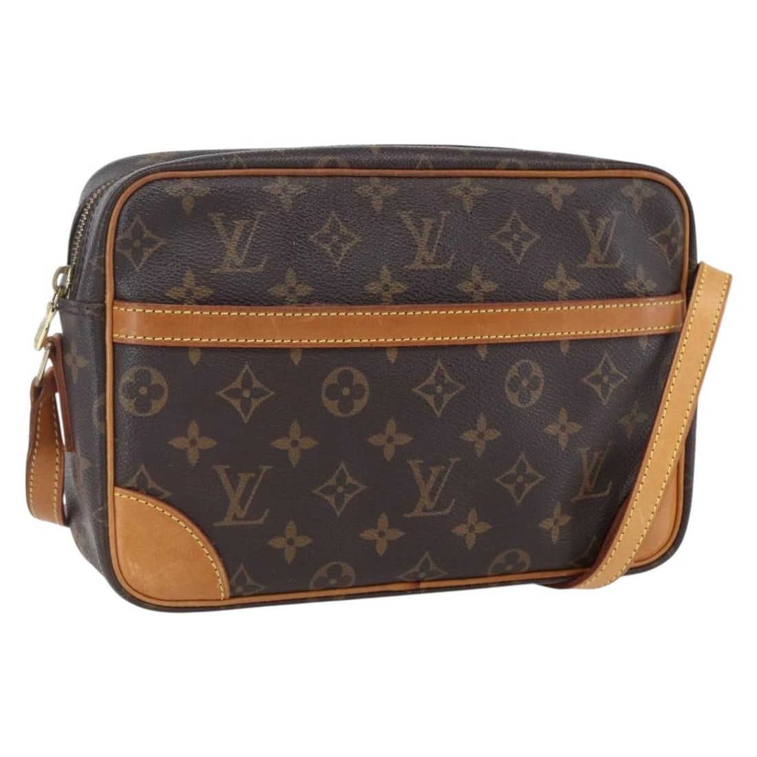 LOUIS VUITTON Monogram Trocadero 27 Shoulder Bag M51274 Auth (1 of 18)