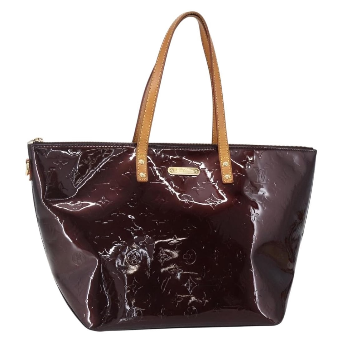 LOUIS VUITTON Amarante Vernis Bellevue GM Tote Bag M93589 Auth: LOUIS VUITTON Amarante Vernis Bellevue GM Tote Bag M93589 Auth This LOUIS VUITTON Monogram Vernis Bellevue GM Tote Bag is a stylish and practical accessory made in France. Crafted from luxurious paten