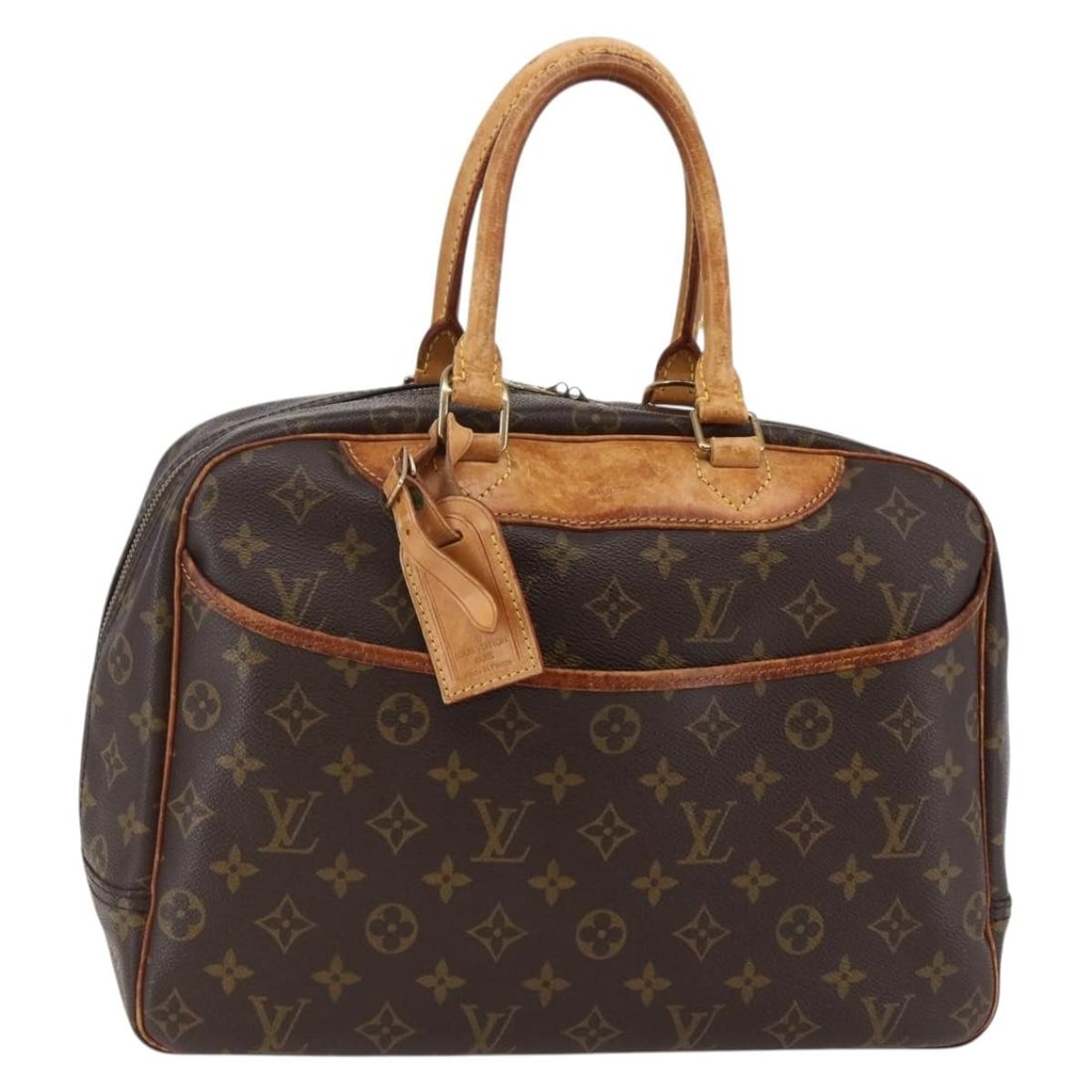 LOUIS VUITTON Monogram Deauville Hand Bag M47270 LV Auth (1 of 18)