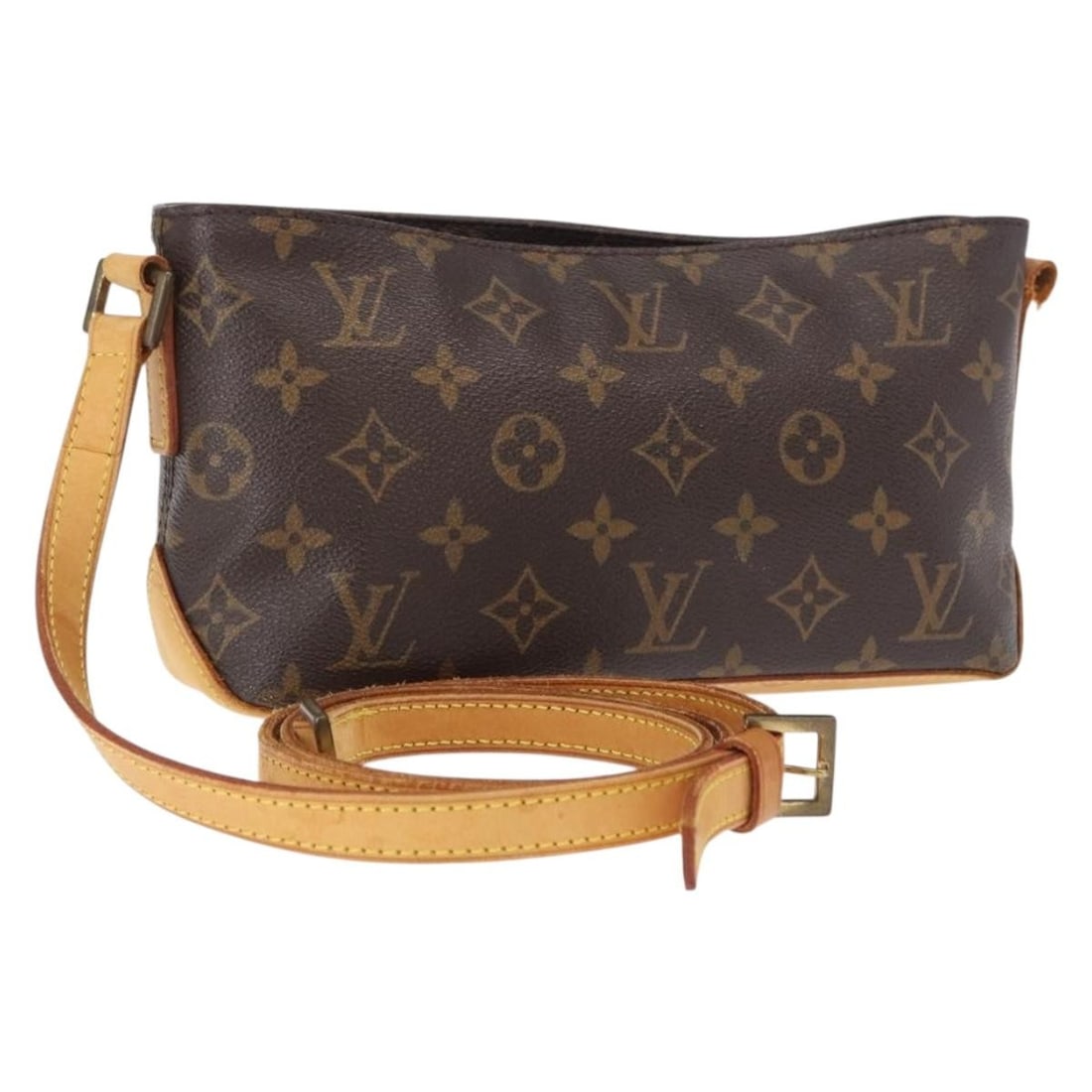 Louis Vuitton Monogram Canvas Trotteur Shoulder Bag M51240 France: Louis Vuitton Monogram Canvas Trotteur Shoulder Bag M51240 France This is a Louis Vuitton Monogram Trotteur shoulder bag, model M51240, crafted from monogram canvas. The bag is made in France and feat