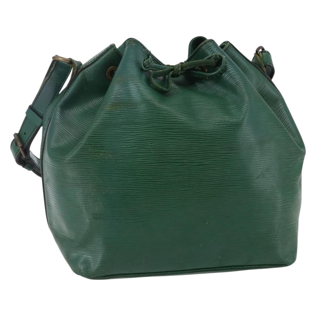 LOUIS VUITTON Epi Petit Noe Green Shoulder Bag M44104 Auth (1 of 18)