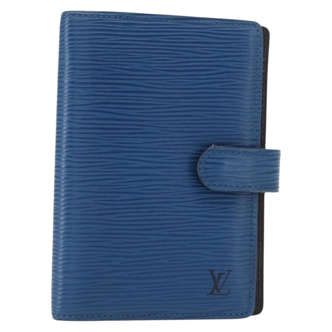 LOUIS VUITTON Epi Leather Blue Agenda PM Cover R20055 Authenticated (1 of 18)
