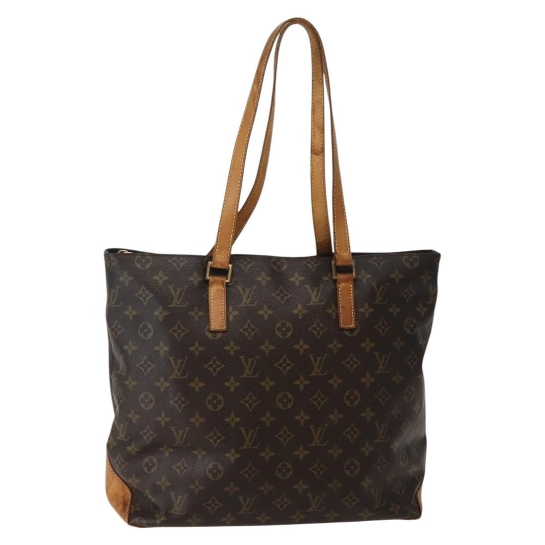 Louis Vuitton Monogram Cabas Mezzo Tote Bag M51151 Auth France: Louis Vuitton Monogram Cabas Mezzo Tote Bag M51151 Auth France This LOUIS VUITTON Monogram Cabas Mezzo Tote Bag (Model M51151) showcases the iconic monogram canvas, a hallmark of luxury and style. Cra
