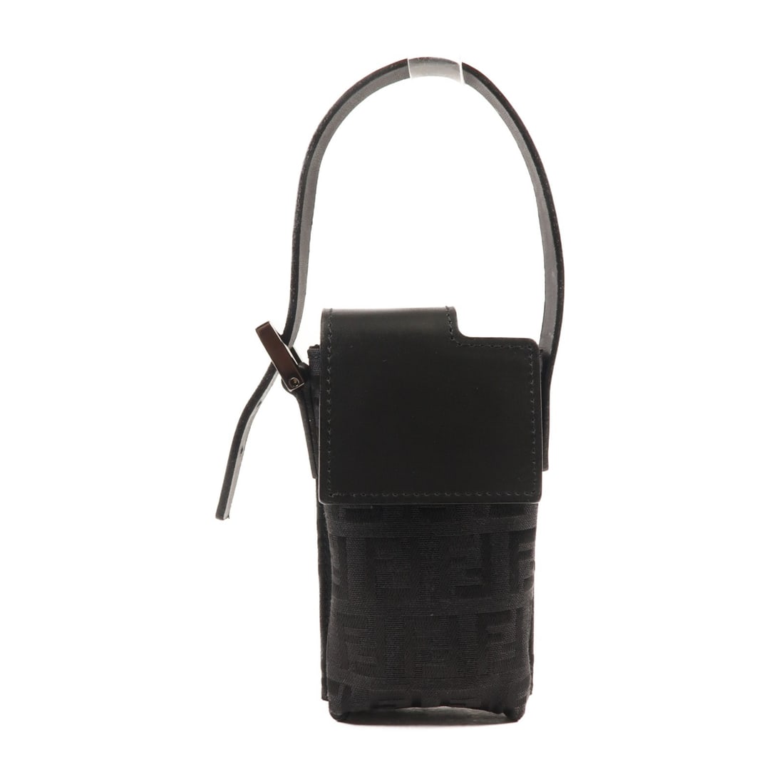 FENDI Zucchino Mini Handbag Black Canvas Made in Italy: FENDI Zucchino Mini Handbag Black Canvas Made in Italy This Fendi Zucchino Mini Handbag is a stylish accessory crafted from high-quality black canvas. With its compact dimensions, it measures 4.7 inch