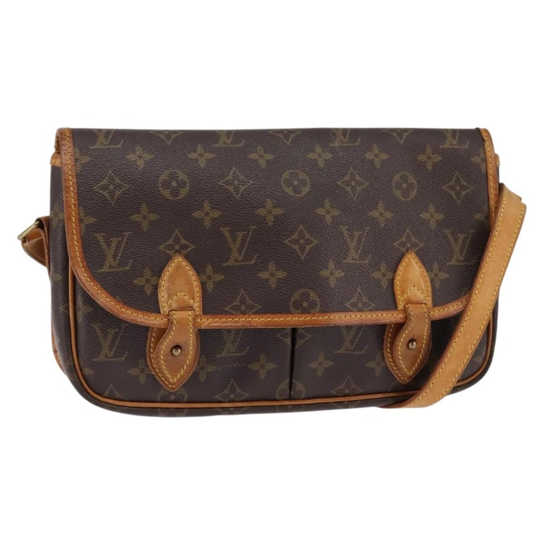 LOUIS VUITTON Monogram Gibeciere PM Shoulder Bag M42248 Authentic: LOUIS VUITTON Monogram Gibeciere PM Shoulder Bag M42248 Authentic This LOUIS VUITTON Monogram Gibeciere PM Shoulder Bag (Product No. M42248) is a stylish accessory crafted from durable Monogram Canvas