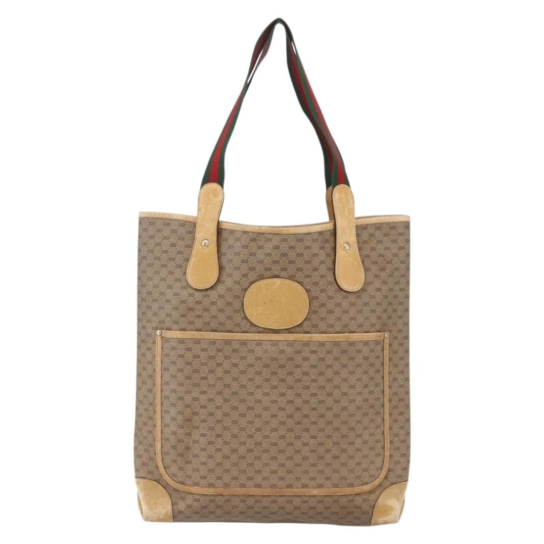 GUCCI Micro GG Supreme Tote Bag Beige PVC 002 904 0223 Authentic: GUCCI Micro GG Supreme Tote Bag Beige PVC 002 904 0223 Authentic Discover the elegance of the GUCCI Micro GG Supreme Web Sherry Line Tote Bag, crafted in Italy from durable PVC leather. This stylish b