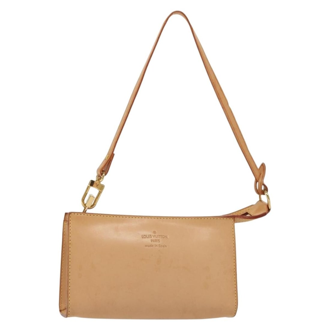 LOUIS VUITTON Nomad Cava Amble PM Pouch Beige Leather M92502 Auth: LOUIS VUITTON Nomad Cava Amble PM Pouch Beige Leather M92502 Auth This LOUIS VUITTON Nomad Cava Amble PM Pouch is a stylish and functional accessory crafted from high-quality Nomade leather in a sophi