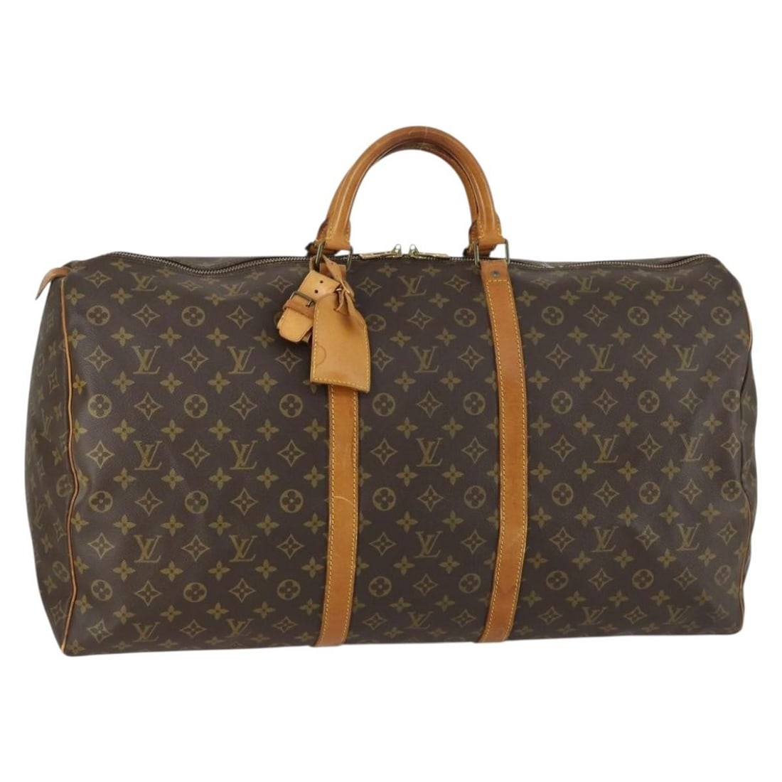 Louis Vuitton Keepall 60 Monogram Canvas Boston Travel Bag M41422: Louis Vuitton Keepall 60 Monogram Canvas Boston Travel Bag M41422 This is a Louis Vuitton Monogram Keepall 60 Boston Bag, model M41422. Crafted from the signature Monogram Canvas, this spacious travel