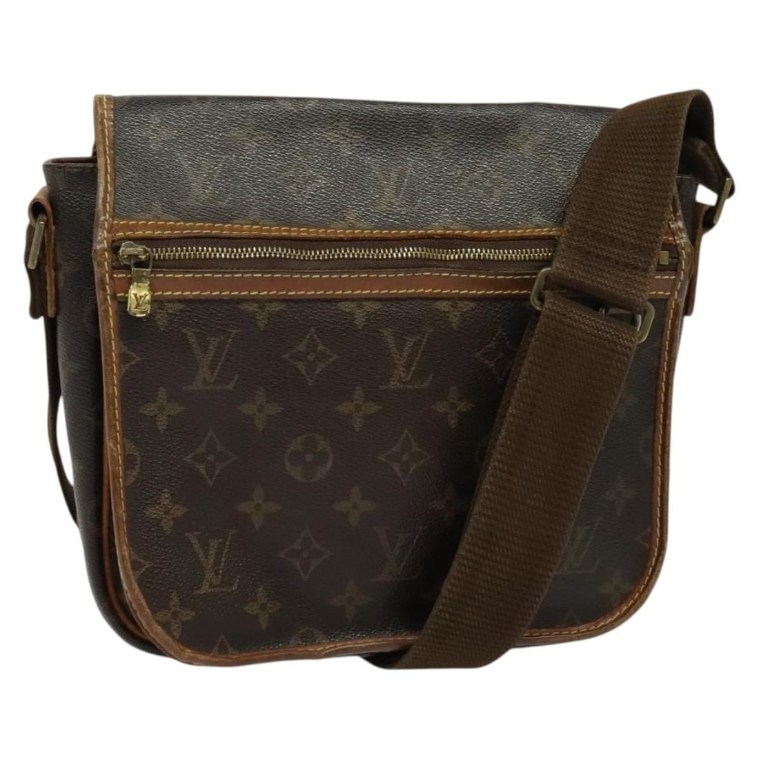 LOUIS VUITTON Monogram Messenger Bosphore PM Shoulder Bag M40106 Made in France: LOUIS VUITTON Monogram Messenger Bosphore PM Shoulder Bag M40106 Made in France Authentic Louis Vuitton Monogram Messenger Bosphore PM Shoulder Bag, model M40106, crafted from durable Monogram Canvas.