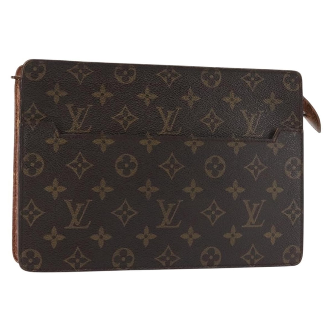 LOUIS VUITTON Monogram Pochette Homme Clutch Bag M51795 Authentic France: LOUIS VUITTON Monogram Pochette Homme Clutch Bag M51795 Authentic France This authentic LOUIS VUITTON Monogram Pochette Homme Clutch Bag is a stylish accessory that showcases the iconic Monogram canva